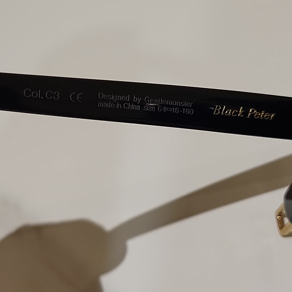 Gentle Monster Black Peter Flatba Sunglasses - Picture 10 of 12